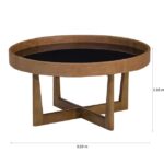mesa de centro naturale