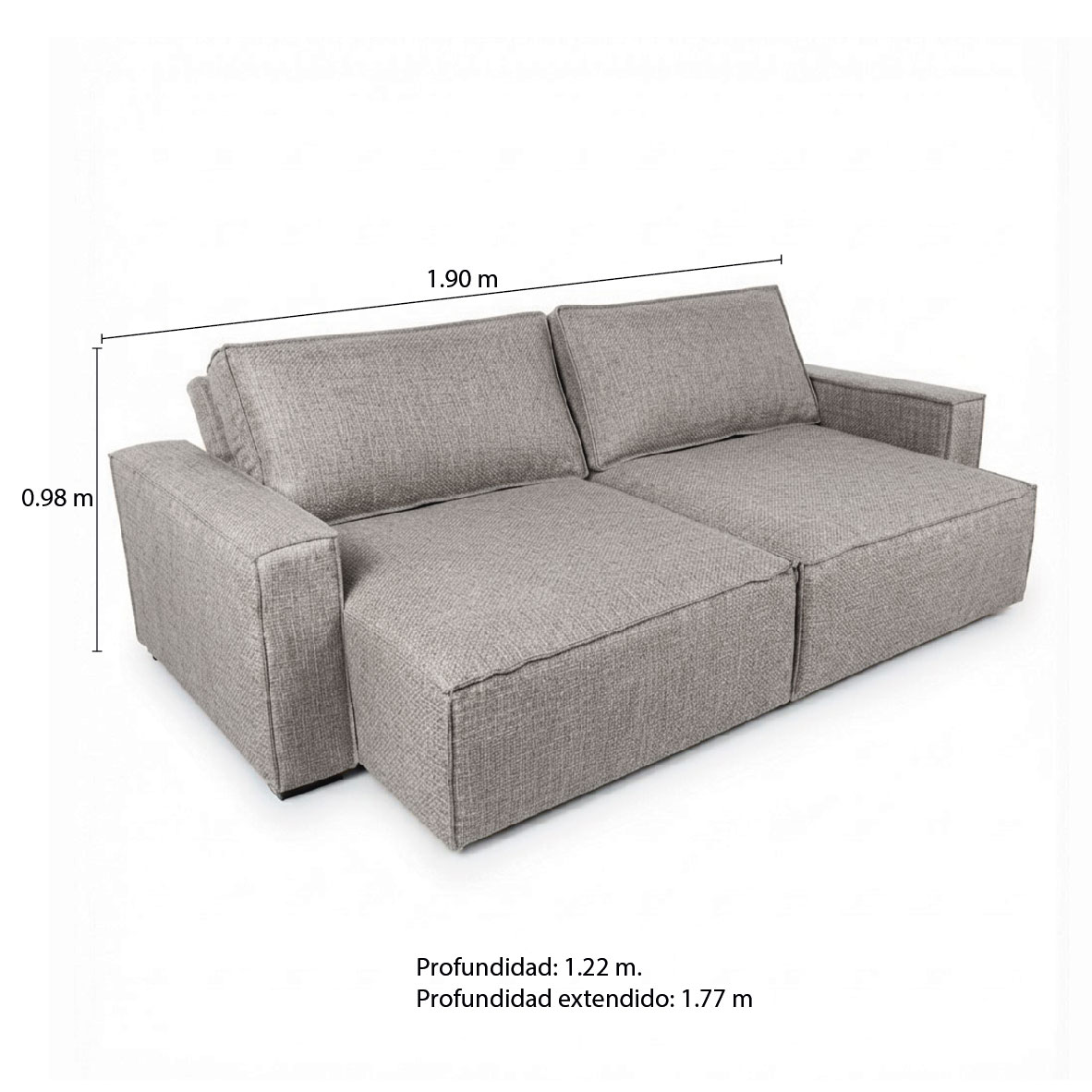 sofá boreas extensible