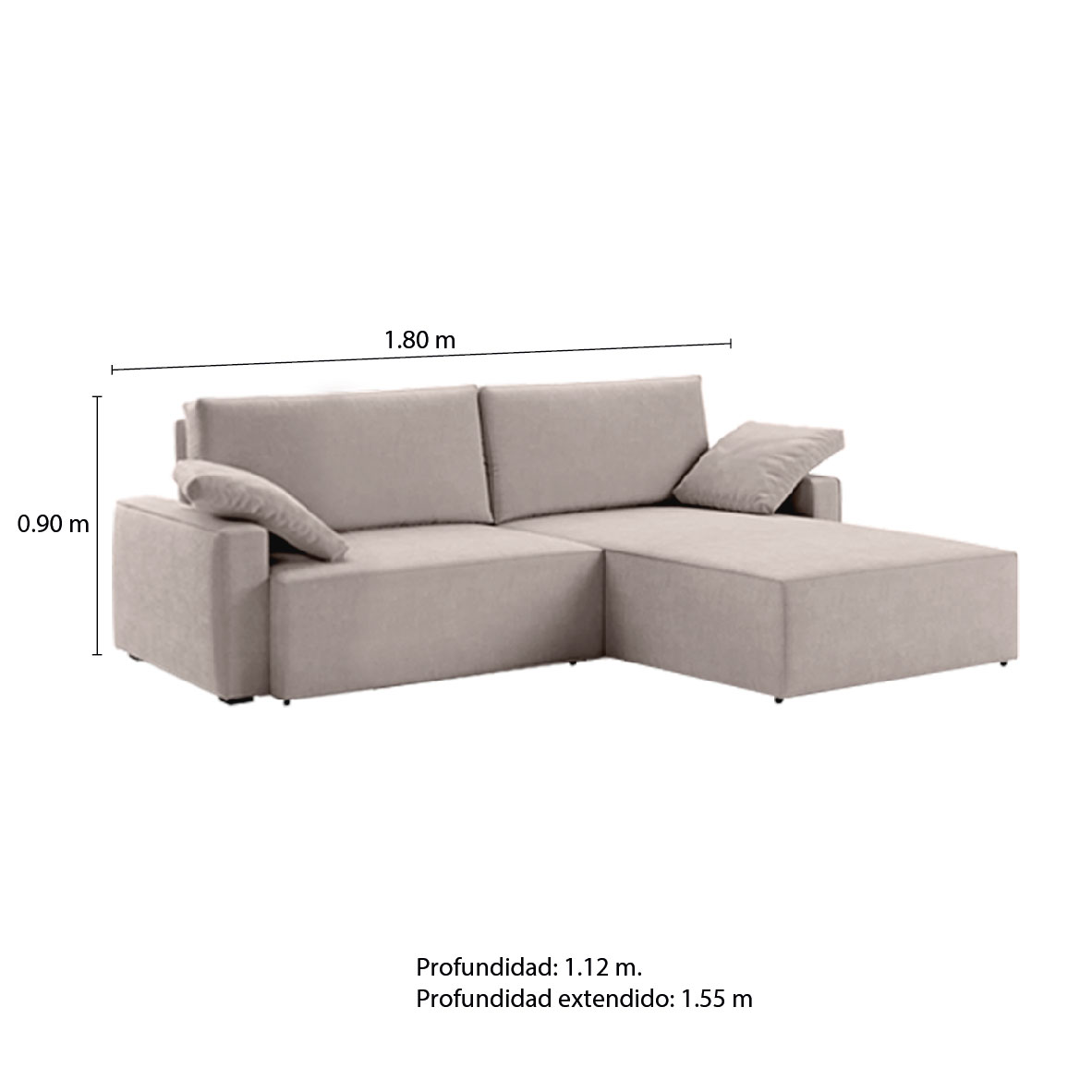 sofá lagos extensible