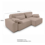 sofá preguica extensible